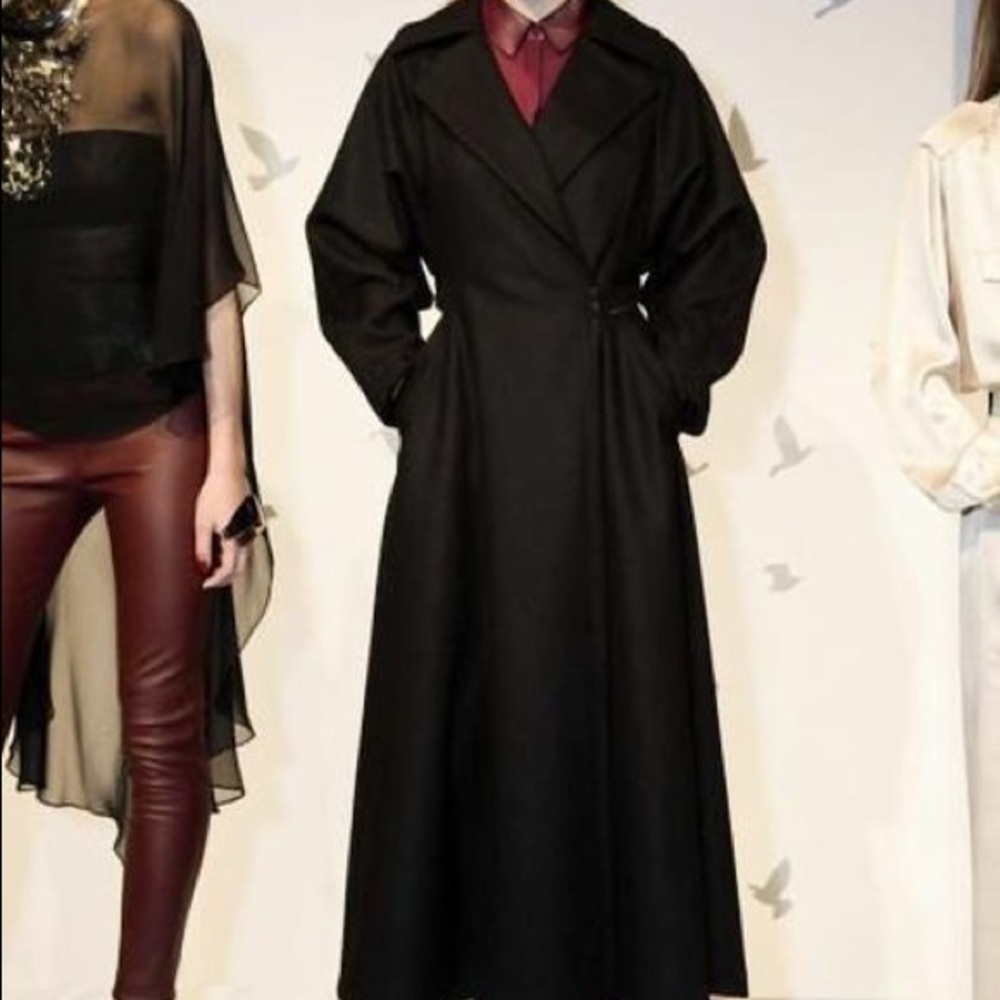 Monika Chiang full length wool coat